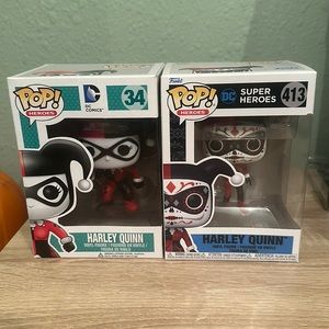 Harley Quinn funko pops
